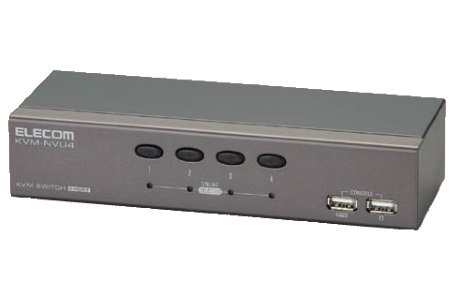 ELECOM KVM-NVU4